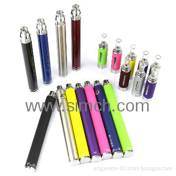 Wholesale e cigarette 2.4ml evod vv electronic cigarette